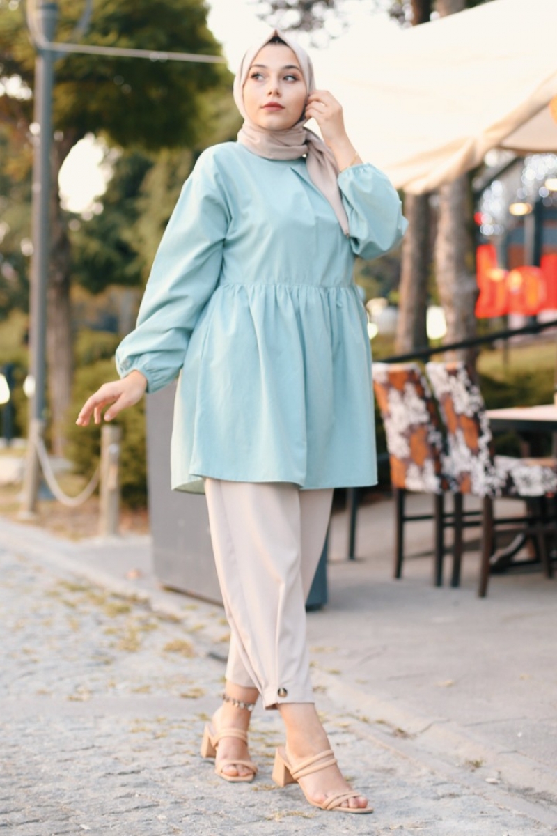 Elsa Mint Yeşili Tunik