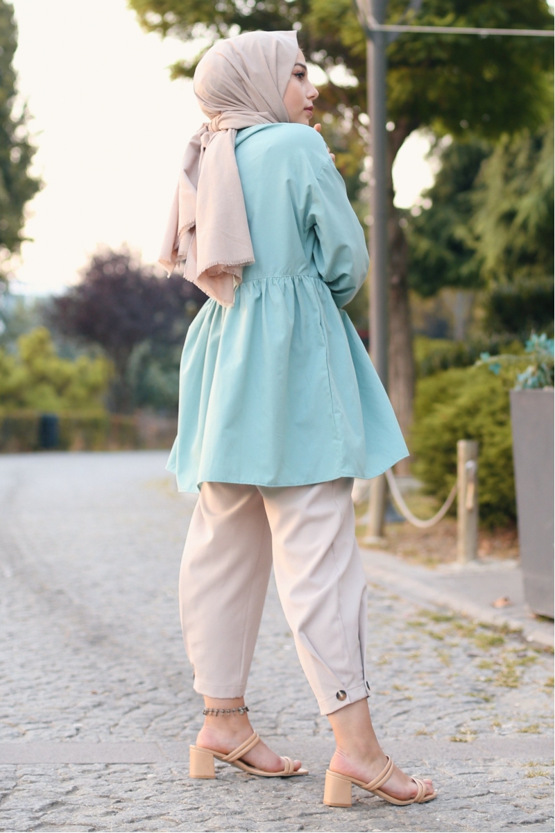 Elsa Mint Yeşili Tunik