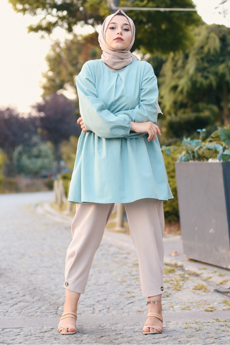 Elsa Mint Yeşili Tunik