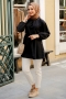 Elsa Siyah Tunik