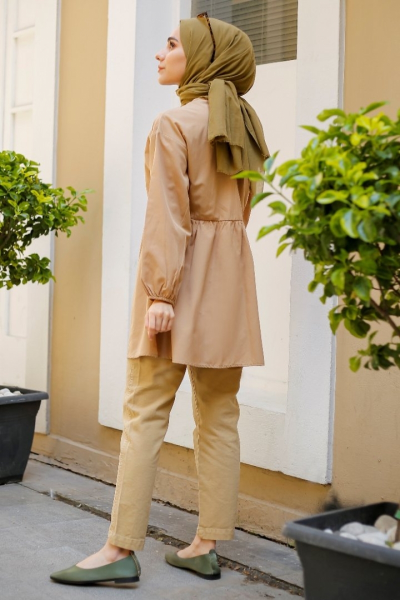 Elsa Krem Tunik