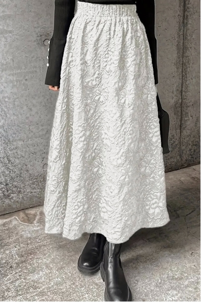 Ebruli 4 Mevsim Ekru Etek