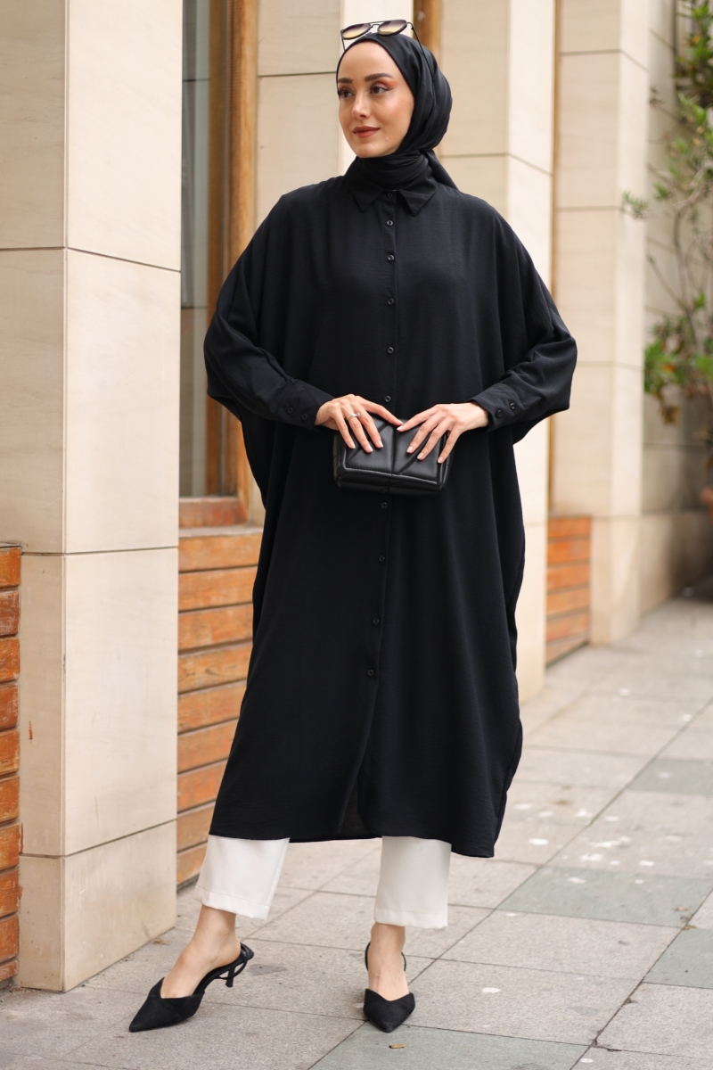 Edgar Siyah Tunik