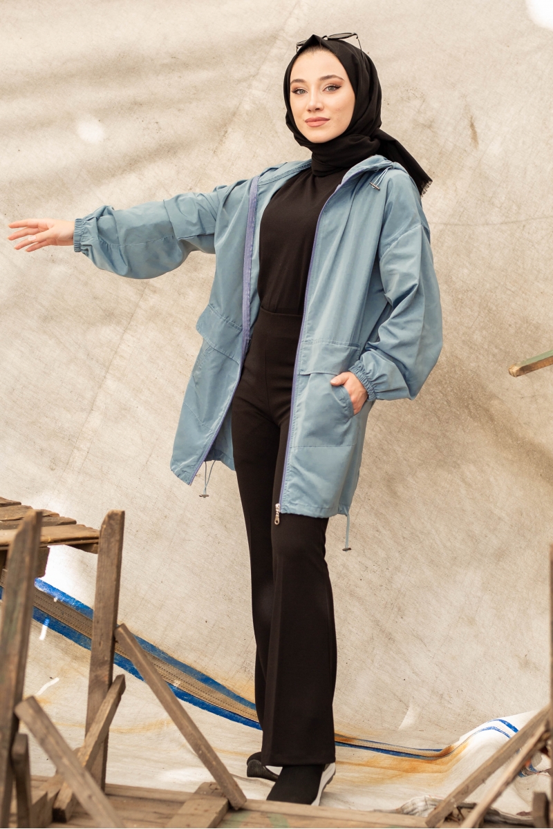 Edora Cam Göbeği Yağmurluk