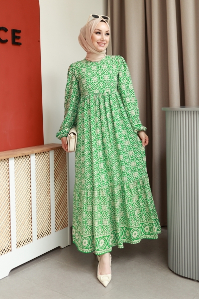 Efila Yeşil Elbise
