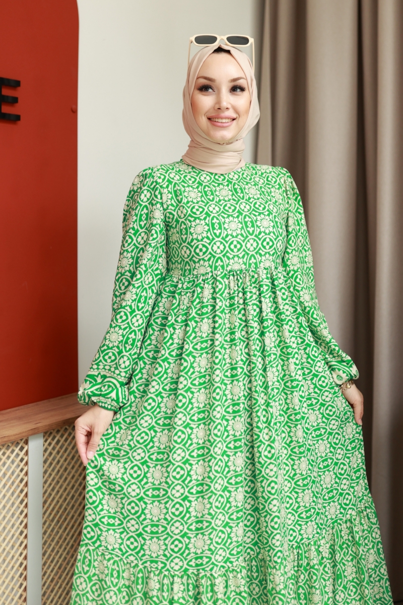 Efila Yeşil Elbise