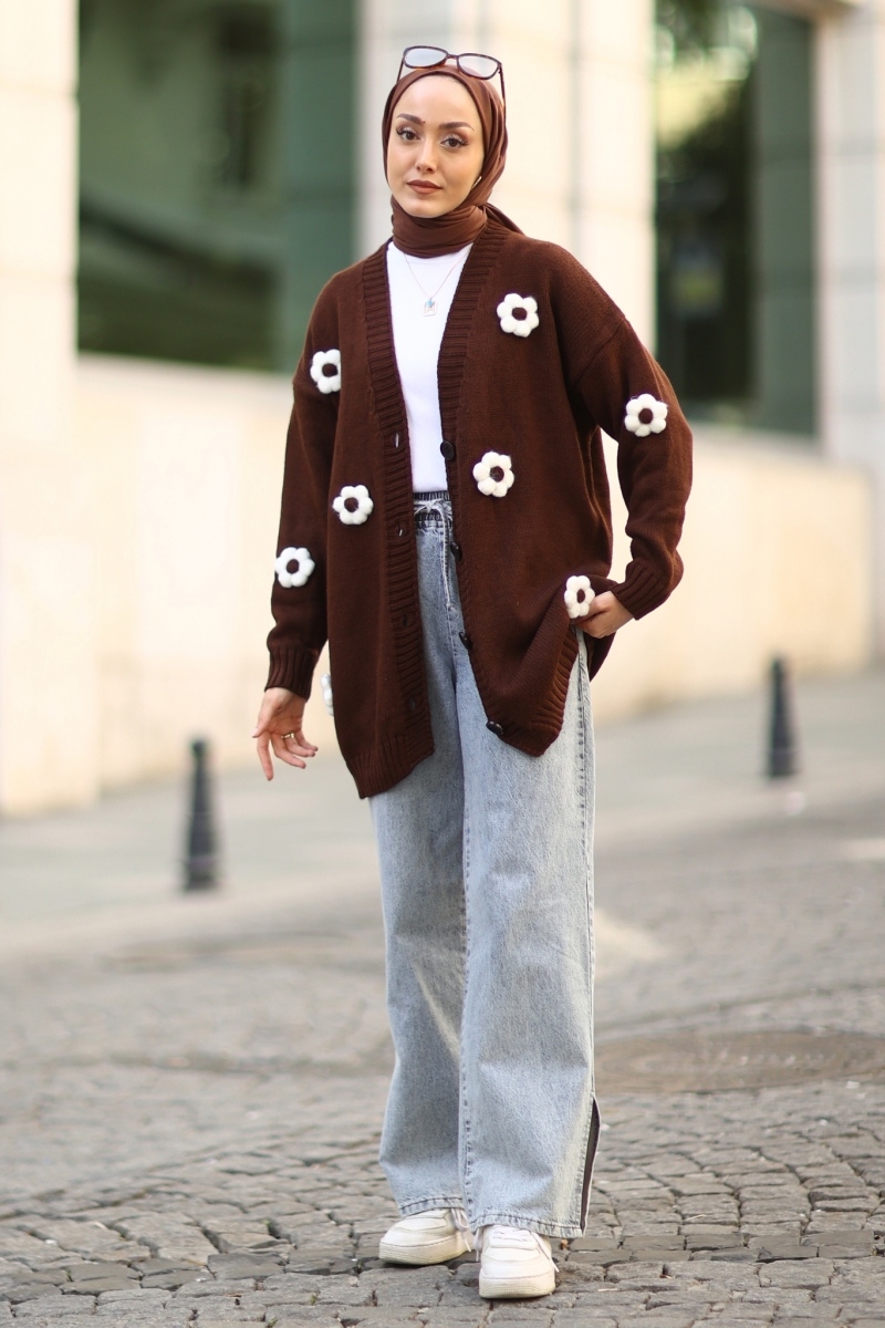 Eftera Kahverengi Hırka