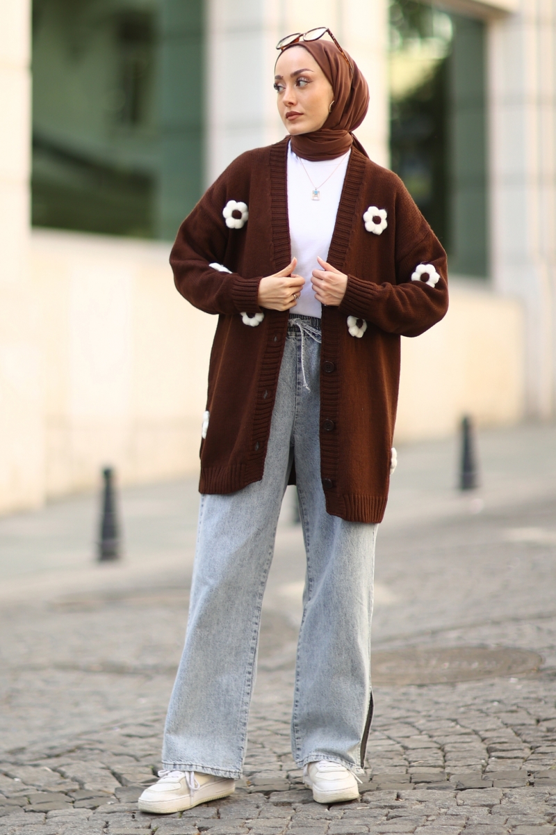 Eftera Kahverengi Hırka