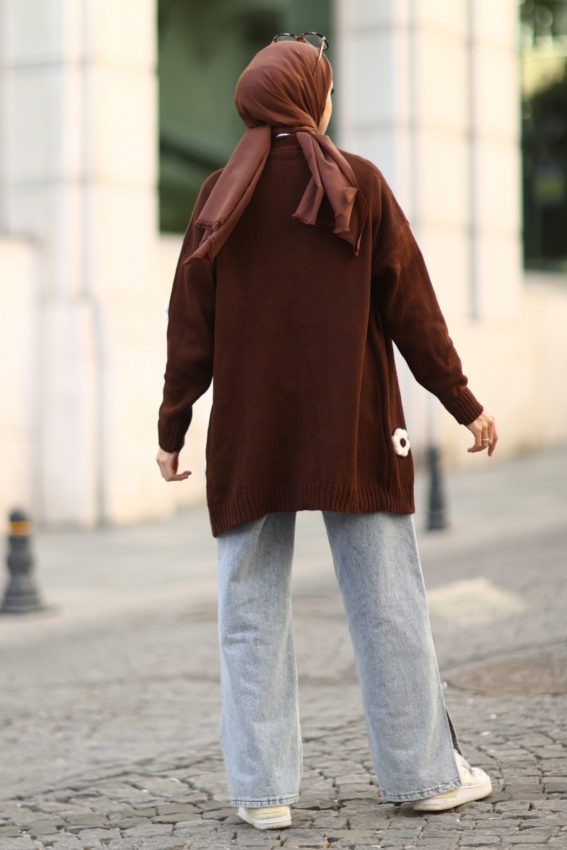 Eftera Kahverengi Hırka