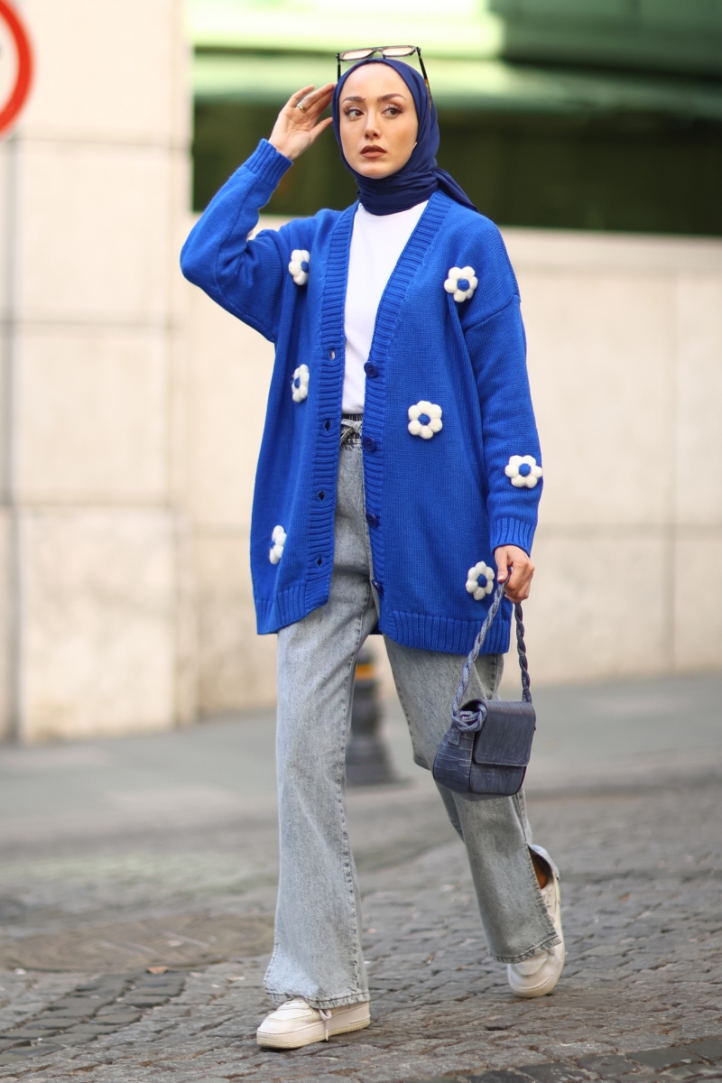 Eftera Saks Mavi Hırka