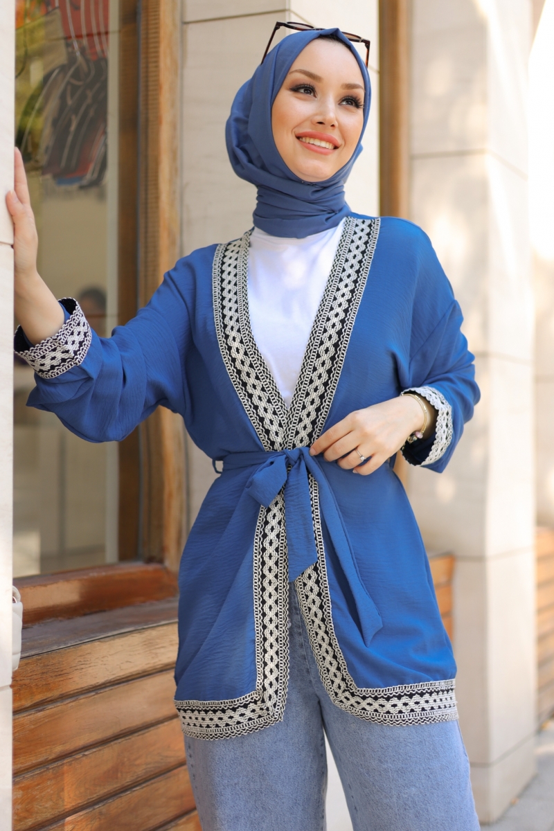 Elin Mavi Kimono