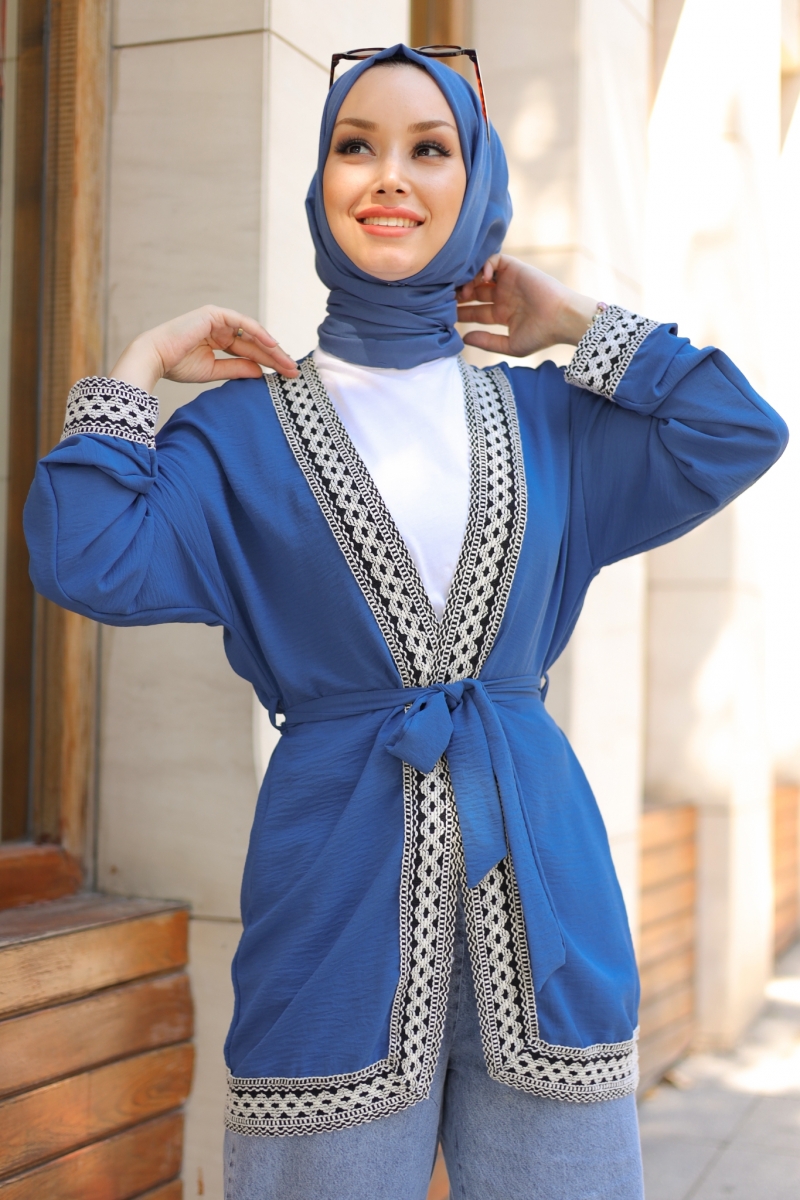 Elin Mavi Kimono