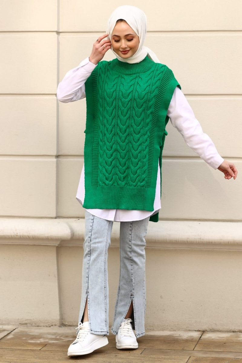 Elis Yeşil Süveter