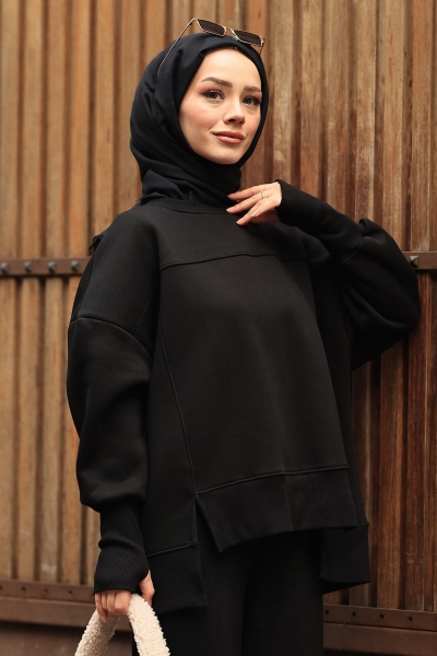 Elista Siyah Sweat