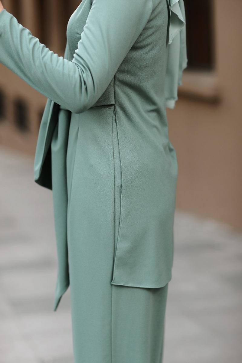 Elizya Mint Yeşili Tulum