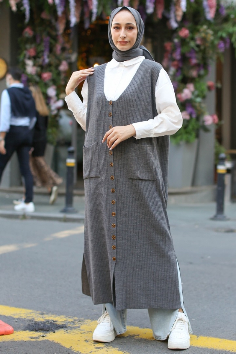 Elonora Antrasit Triko Jile