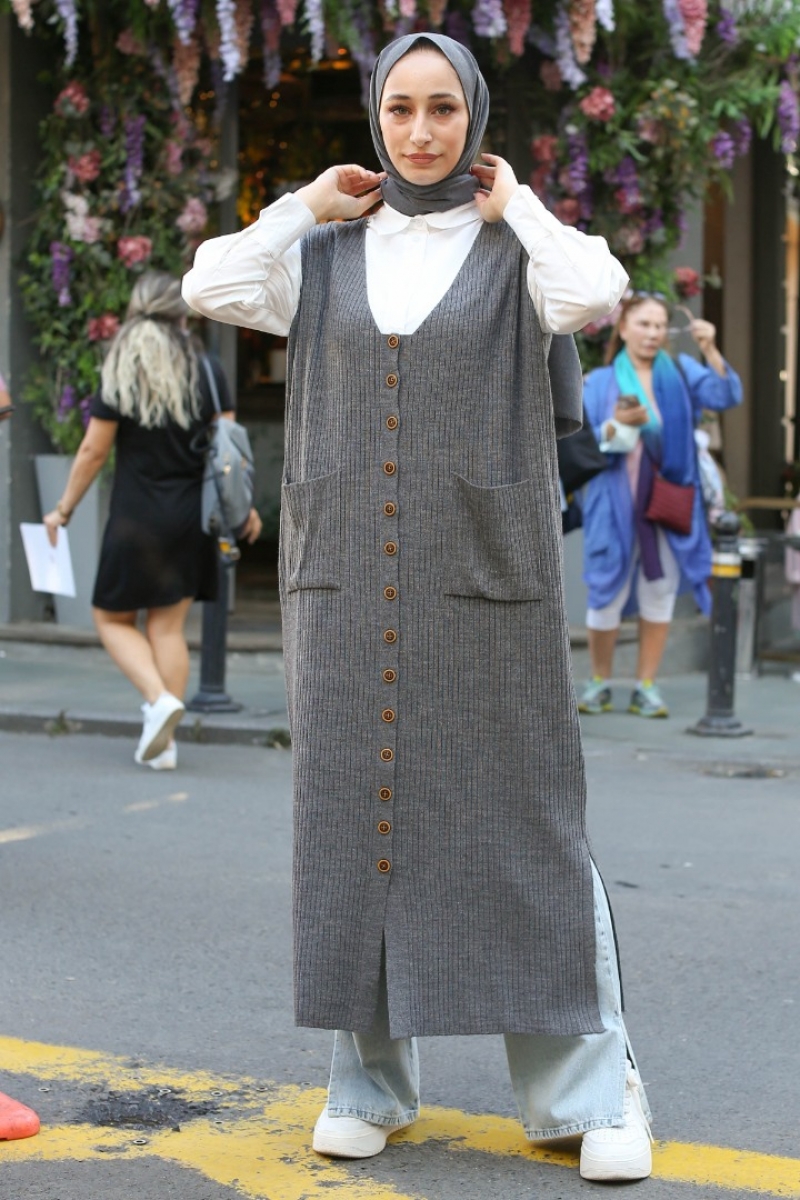 Elonora Antrasit Triko Jile