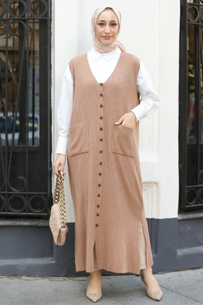 Elonora Camel Triko Jile