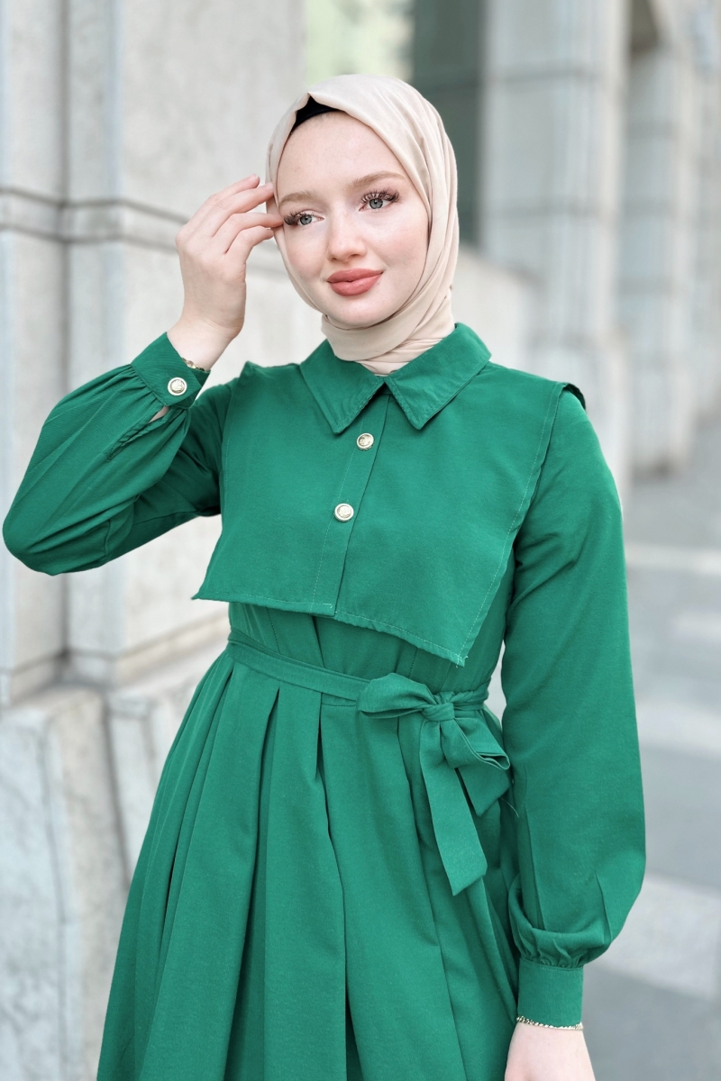 Elvie Zümrüt Elbise