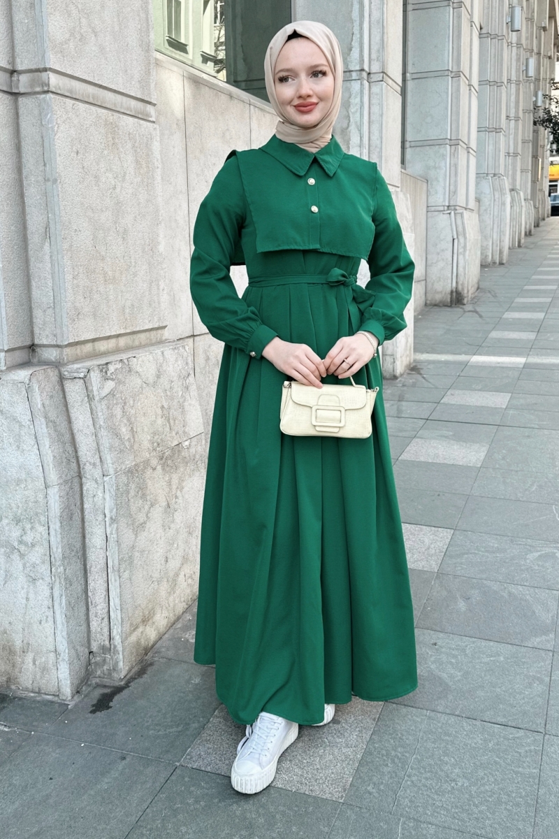 Elvie Zümrüt Elbise