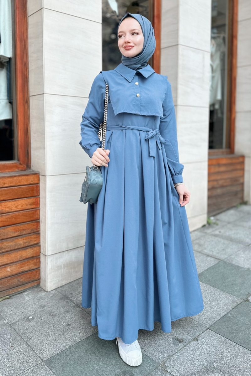 Elvie İndigo Elbise