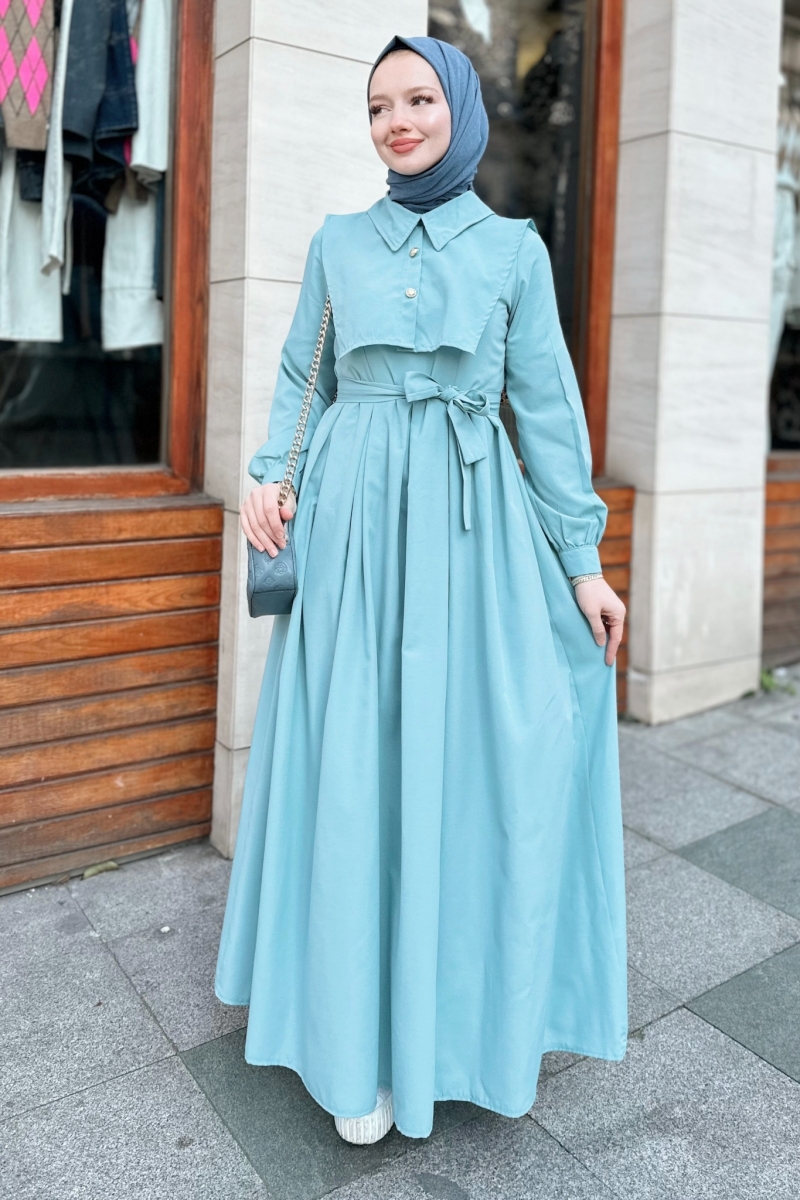 Elvie Turkuaz Elbise