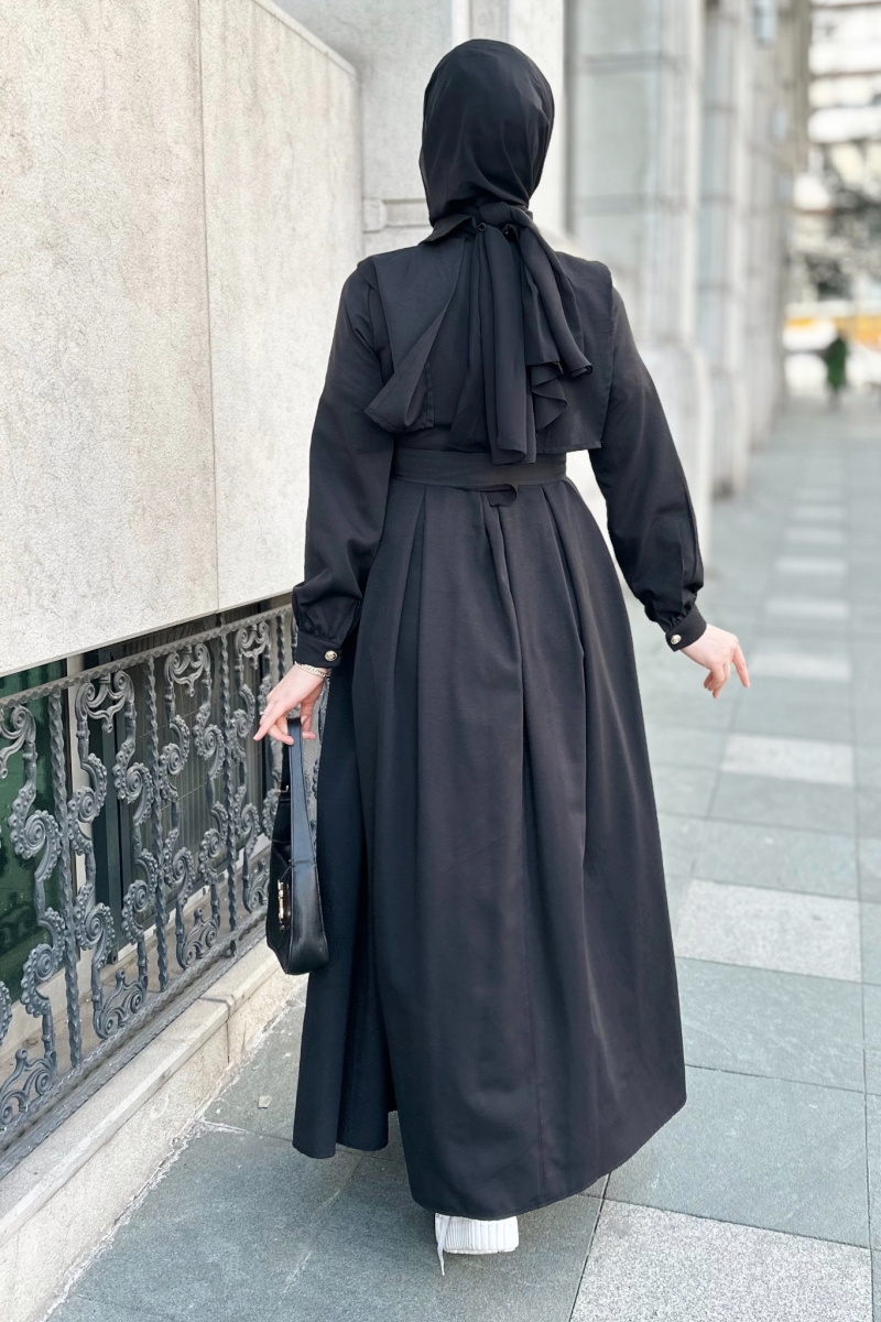 Elvie Siyah Elbise