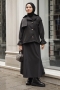 Elçin Siyah Trençkot