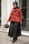 Elçin Kırmızı Trençkot