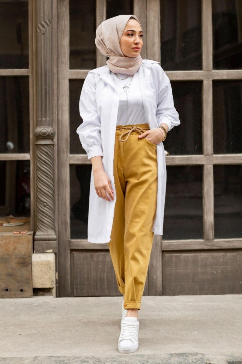 Emmy Hardal Sarı Pantolon