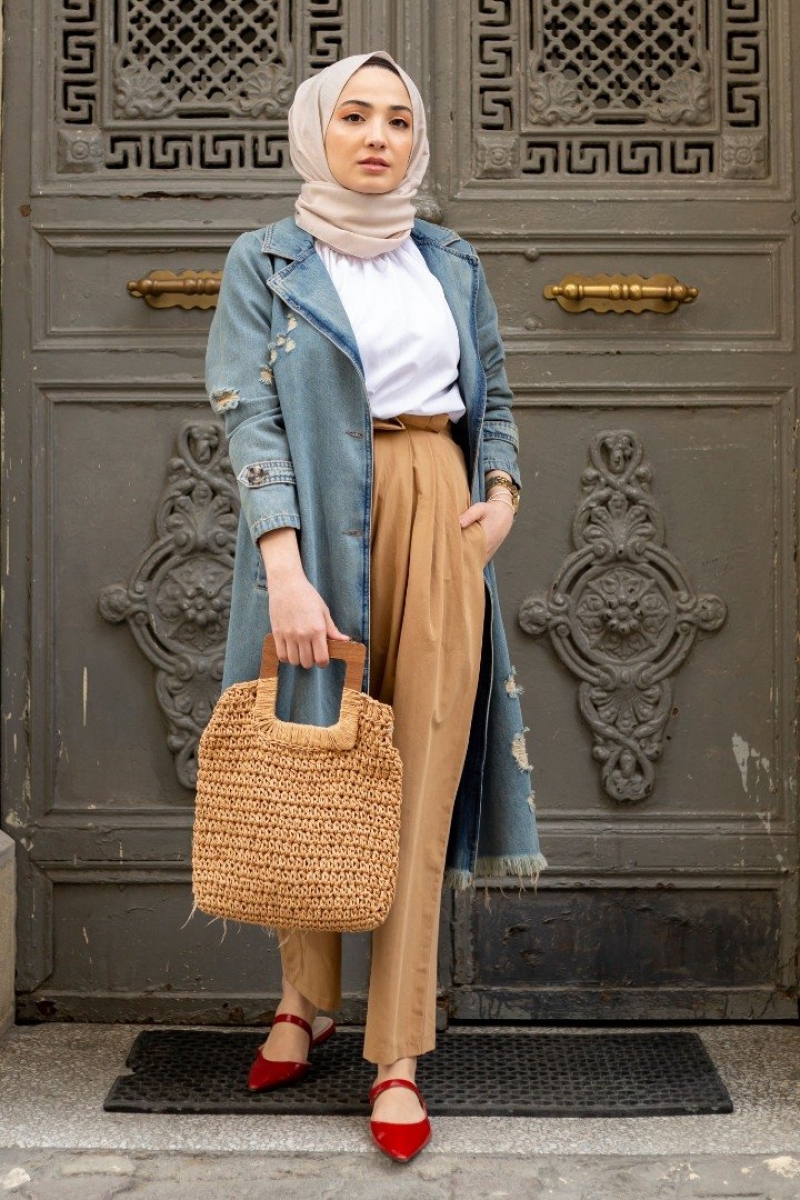 Enwey Mavi Trençkot