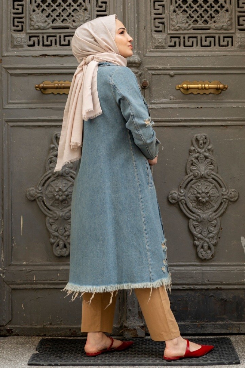 Enwey Mavi Trençkot