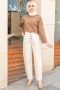 Esta Krem Kot Pantolon