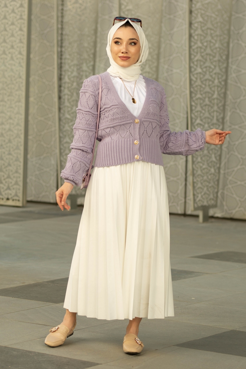 Estrella Lila Hırka