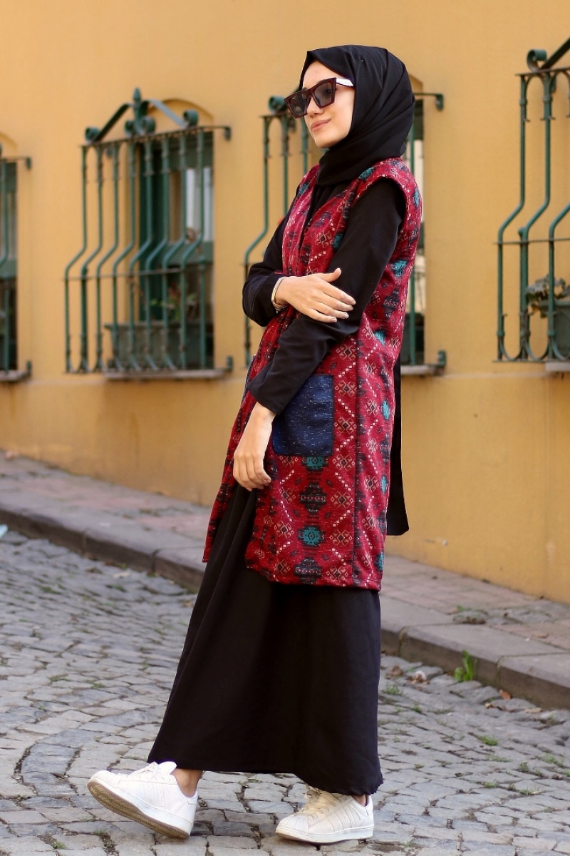 Etna Bordo Yelek