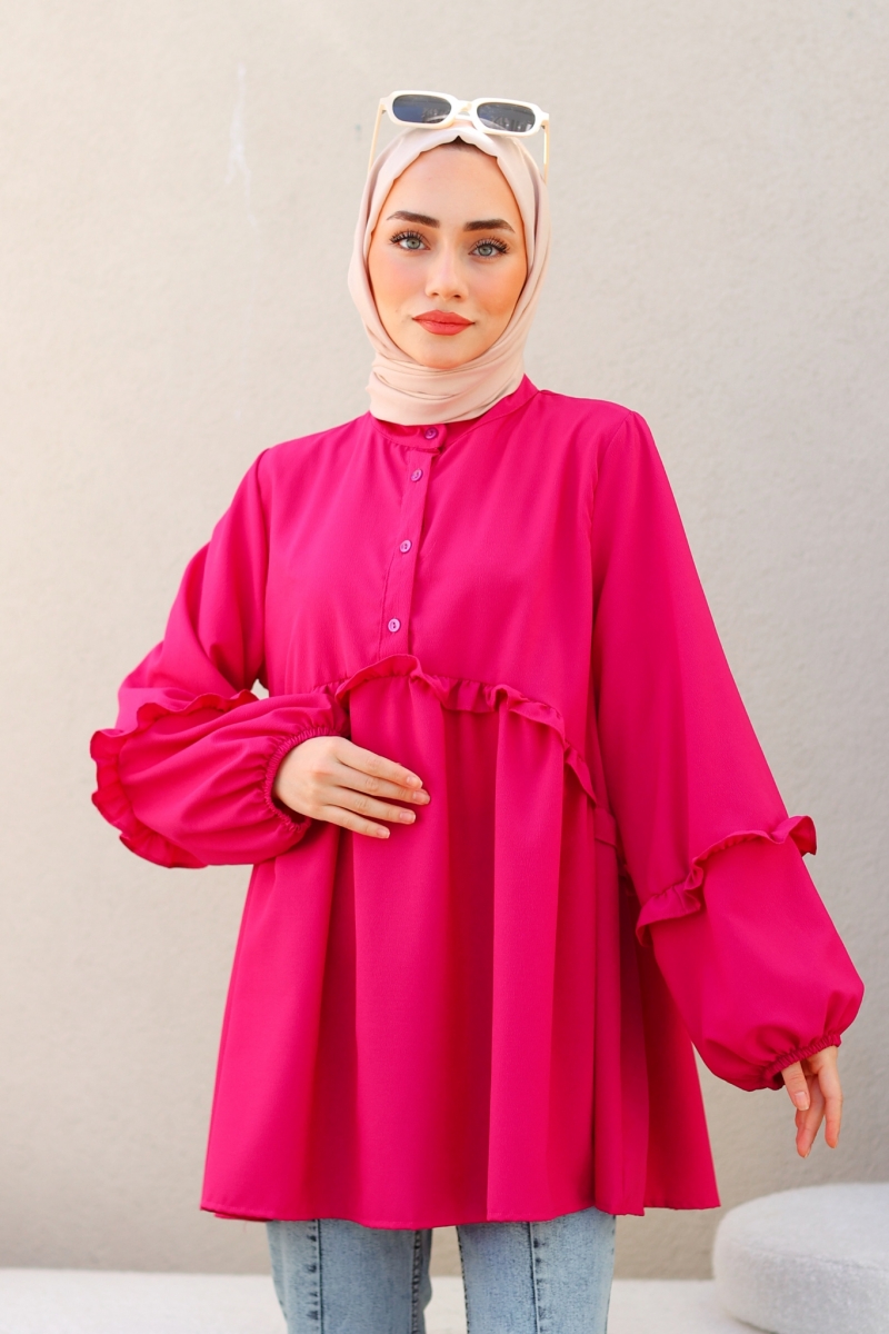 Eva Pembe Tunik