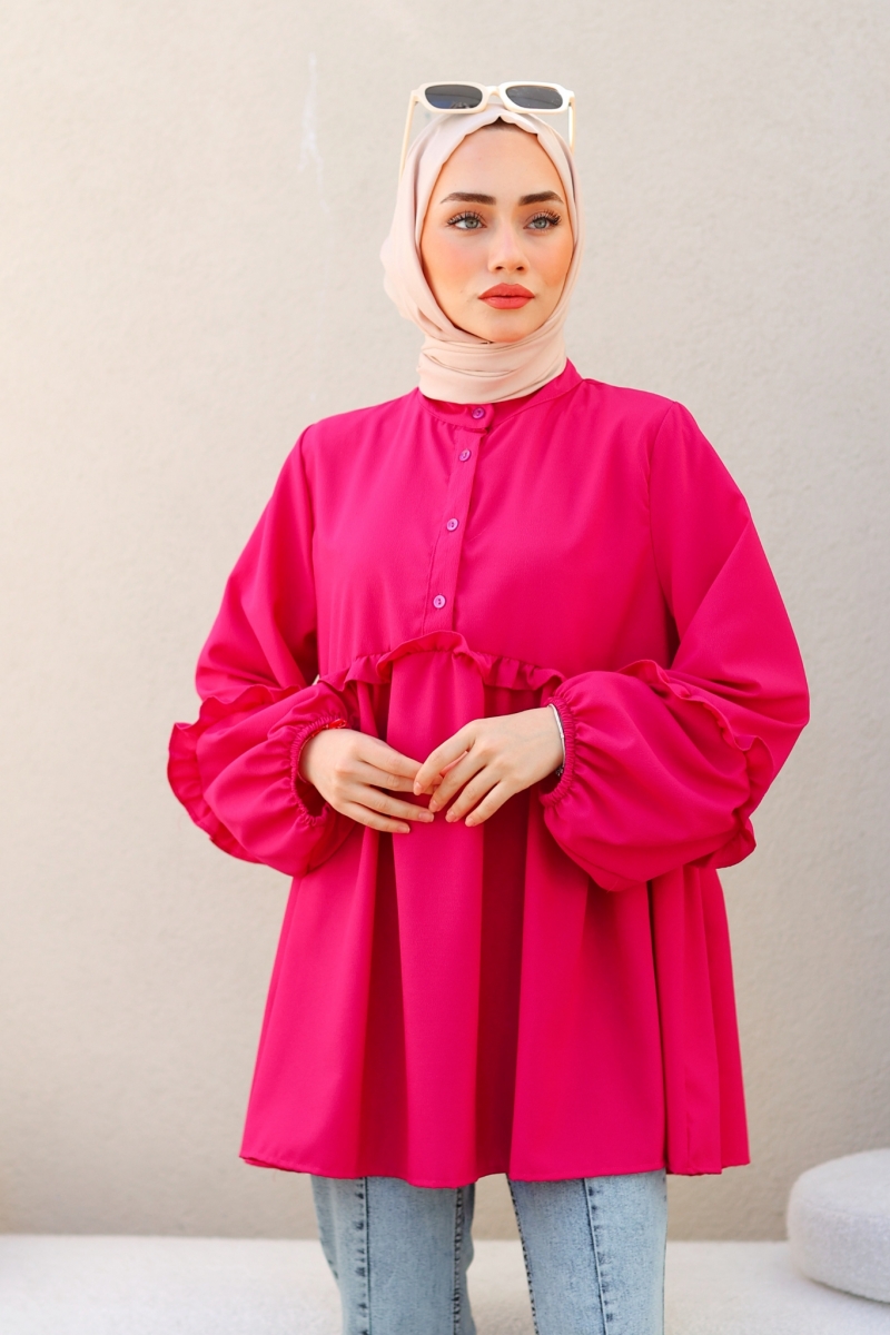 Eva Pembe Tunik
