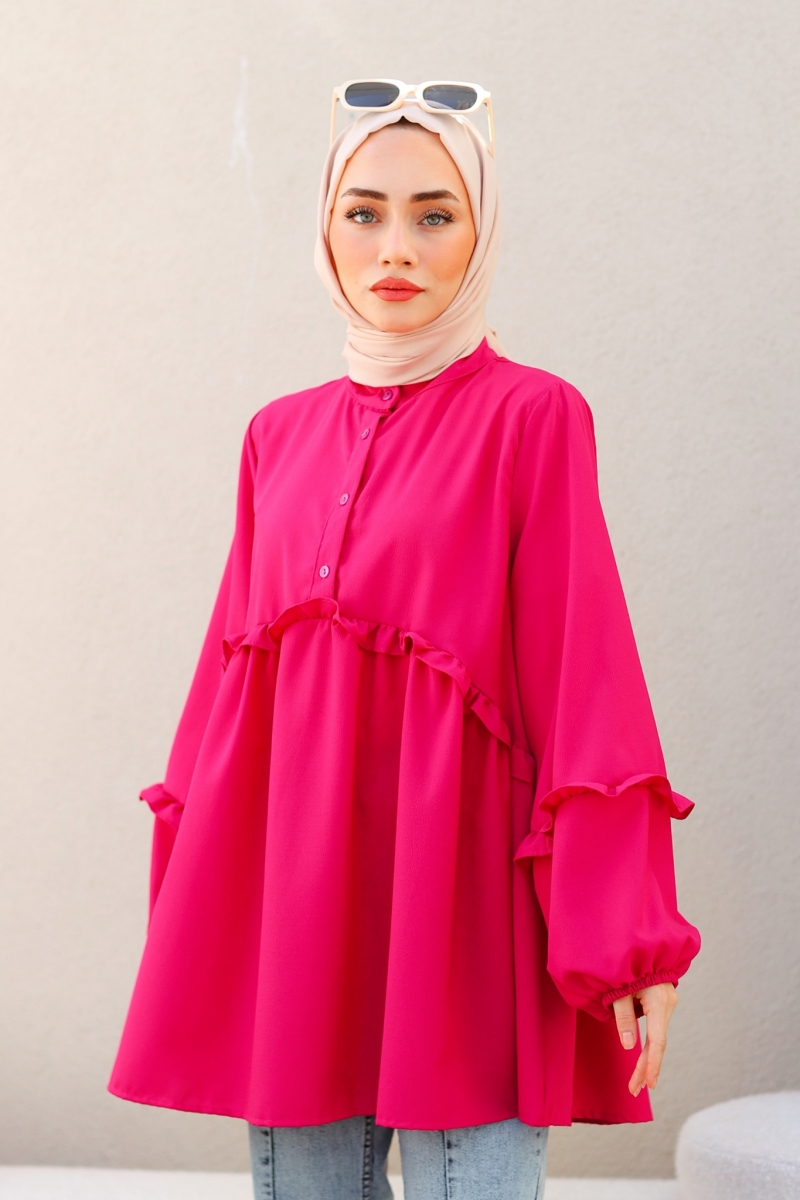 Eva Pembe Tunik
