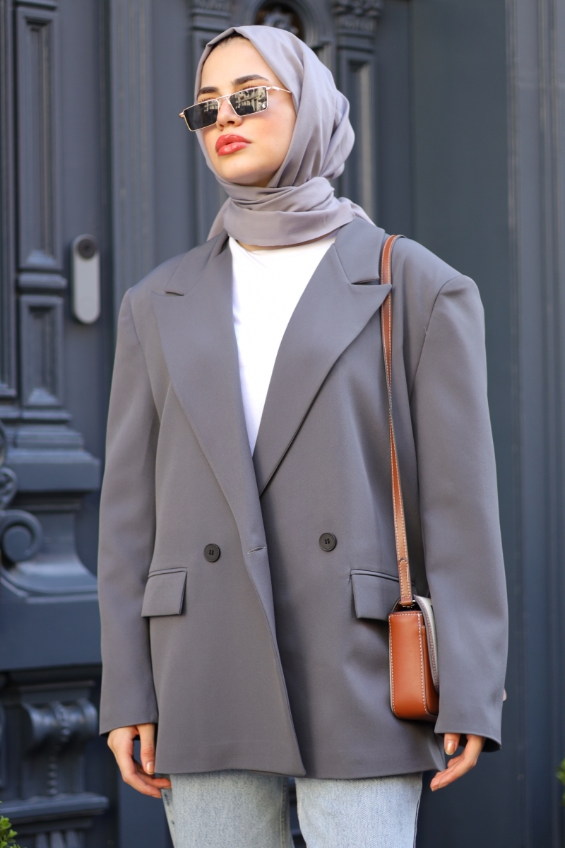 Evna Antrasit Ceket