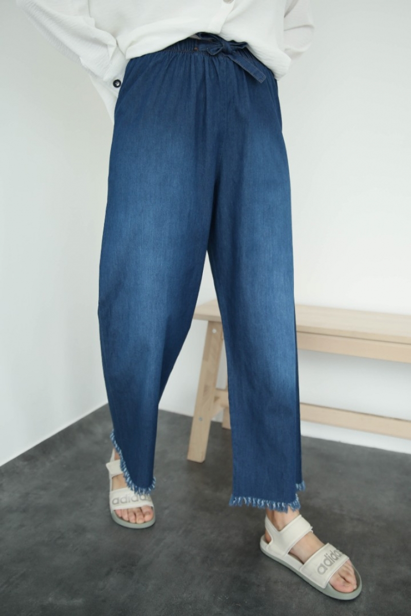 Evria Lacivert Kot Pantolon