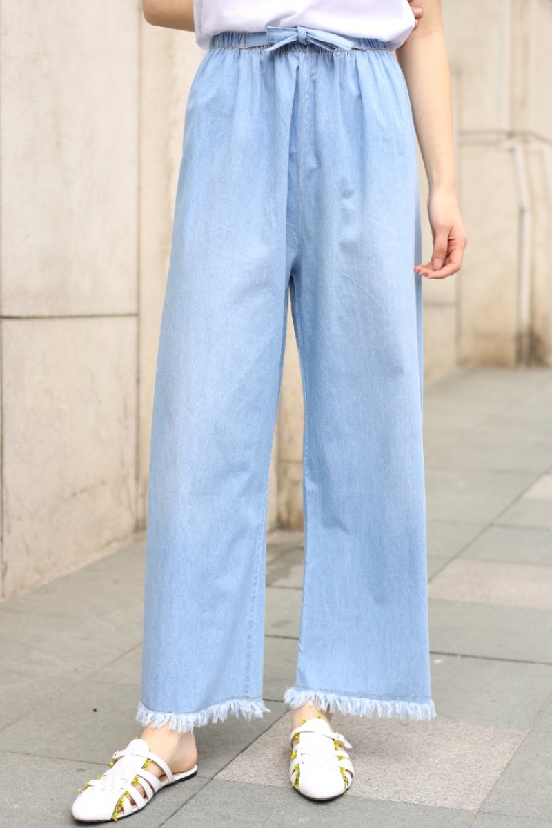 Evria Mavi Kot Pantolon