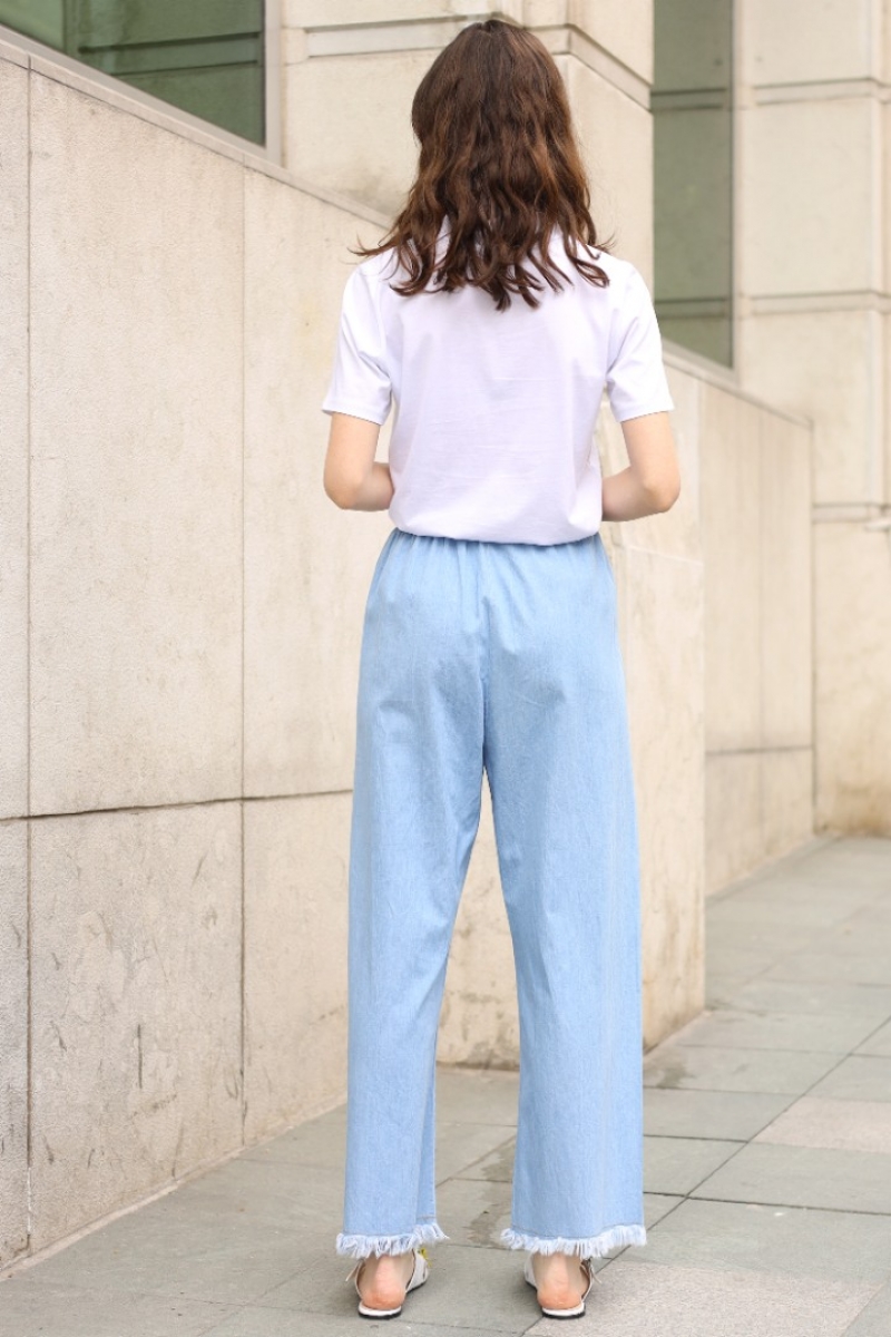 Evria Mavi Kot Pantolon