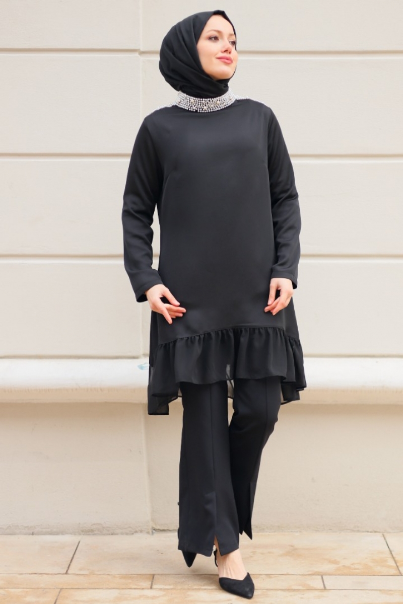 Evros Siyah Pantolon