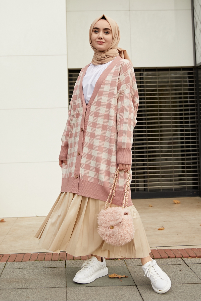 Excel Pudra Triko Hırka