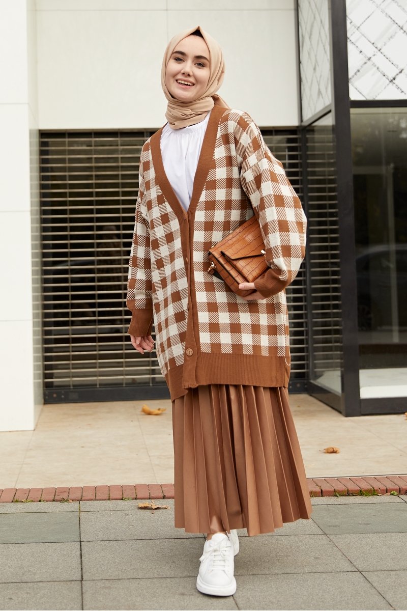 Excel Camel Triko Hırka