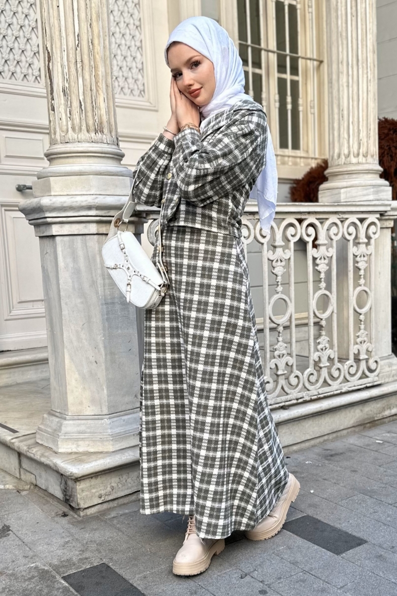 Ezel Haki Ceketli Takım