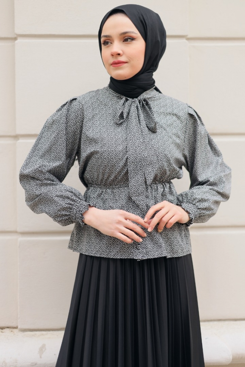 Femme Siyah Gömlek