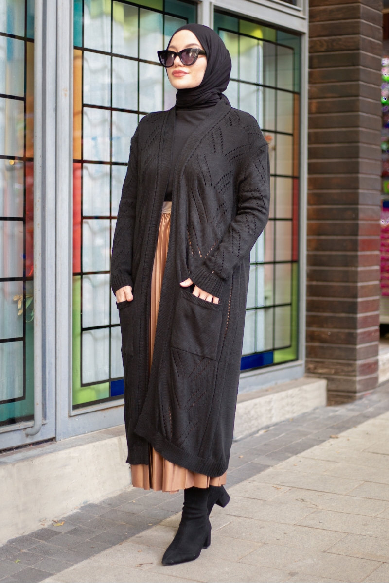 Fener Siyah Triko Hırka