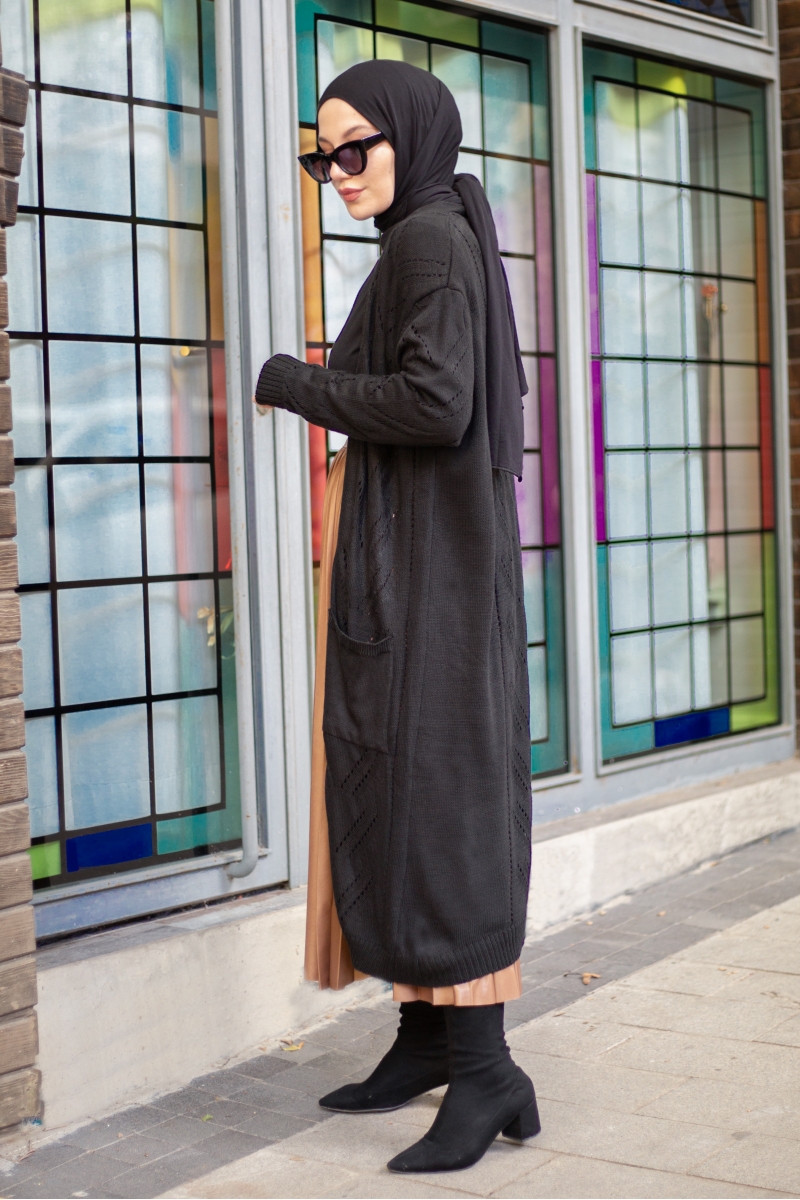 Fener Siyah Triko Hırka