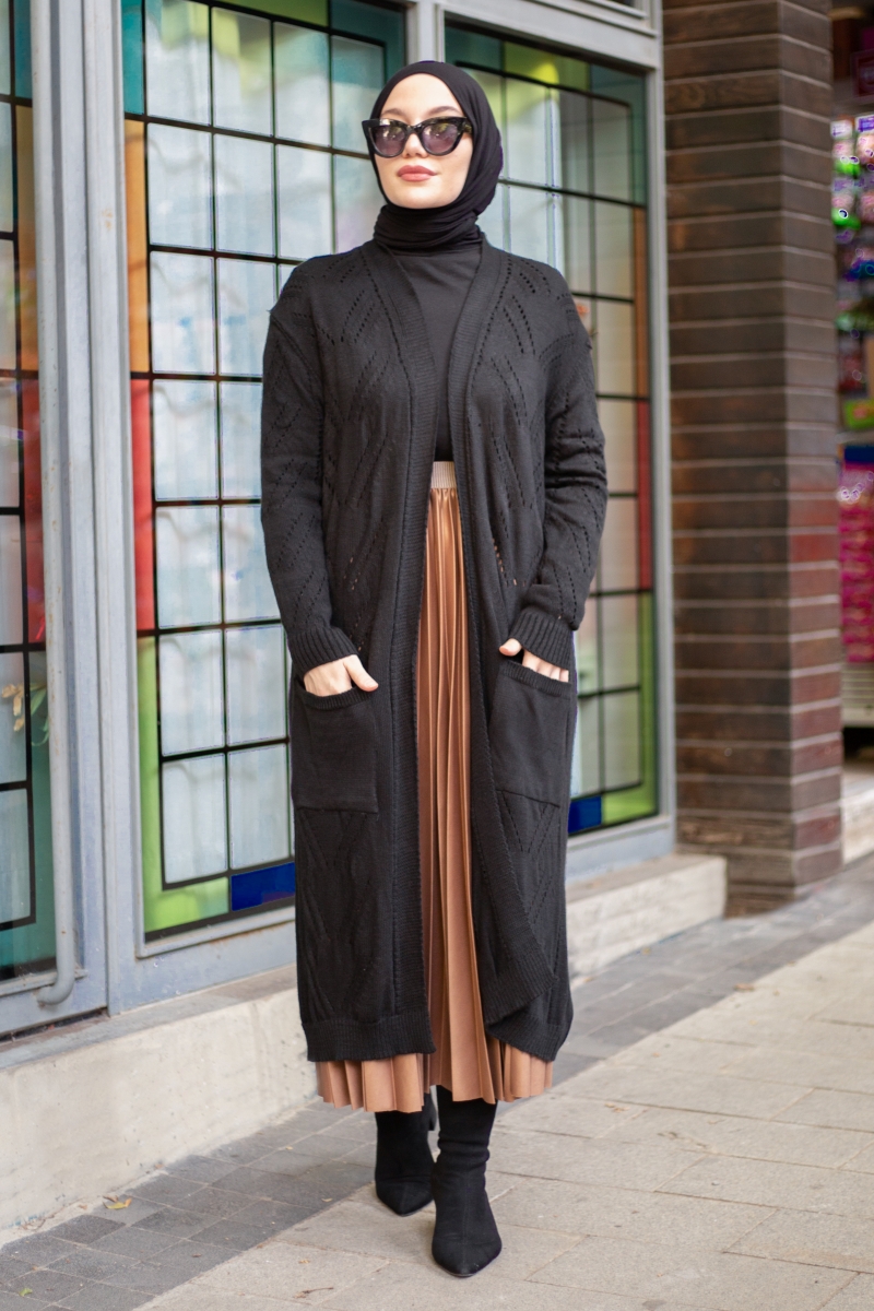 Fener Siyah Triko Hırka